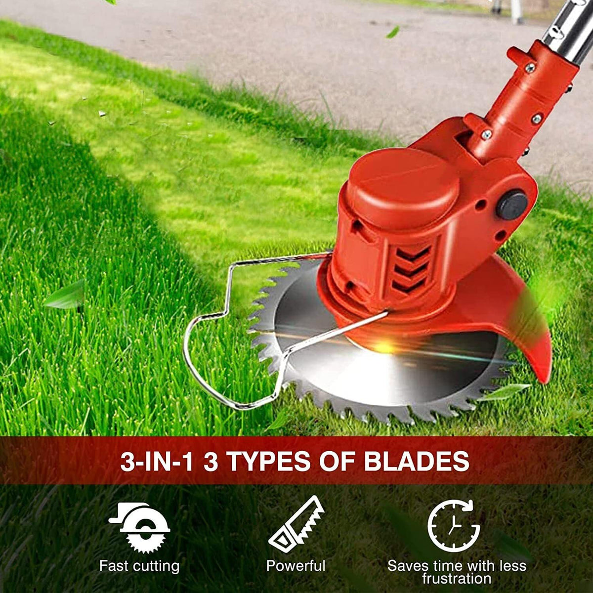 Lawn Mower Cordless Pruning Cutter Weed Wacker Garden Trimmier