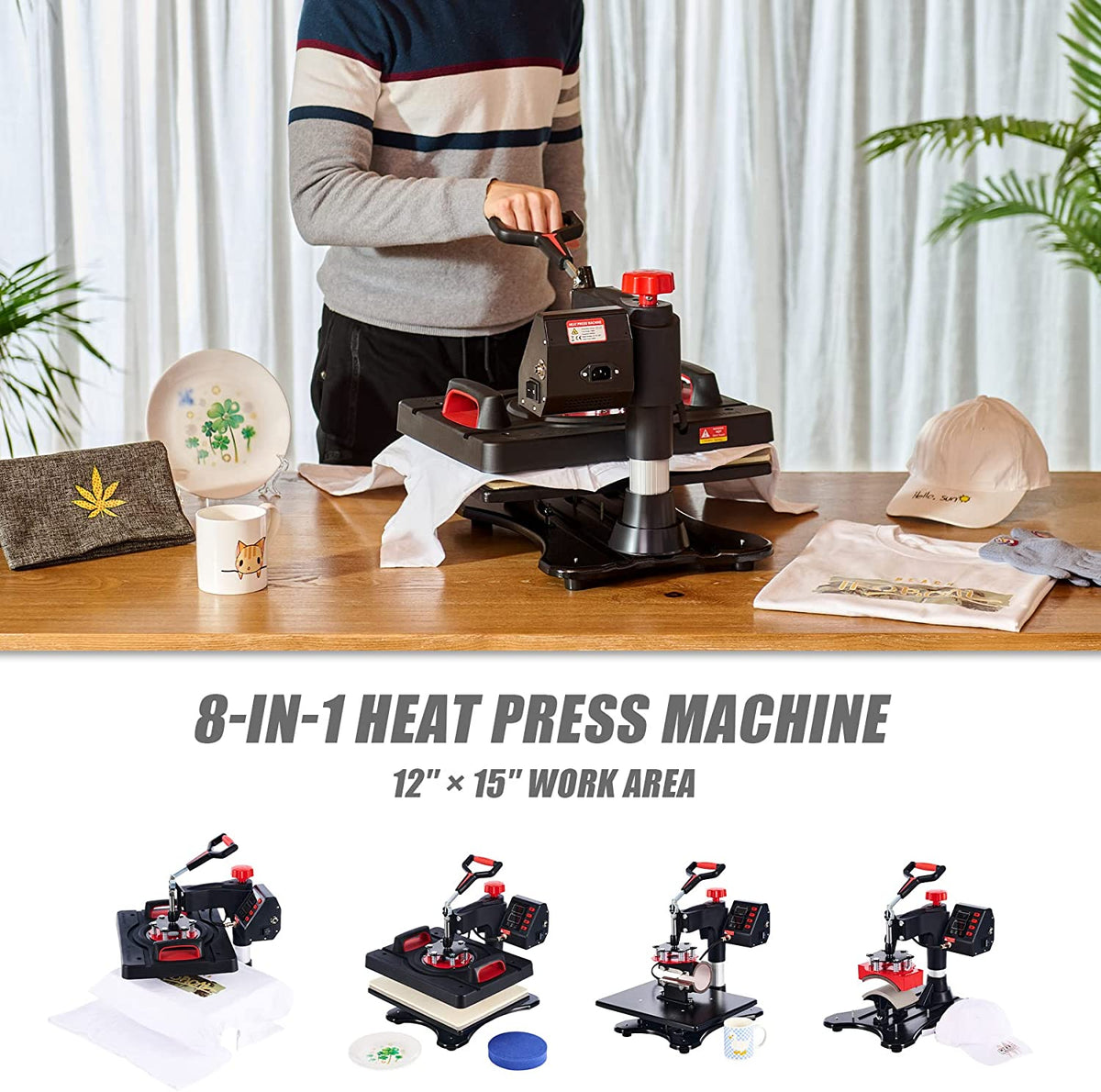 Digital Heat Press Machine 29X38CM