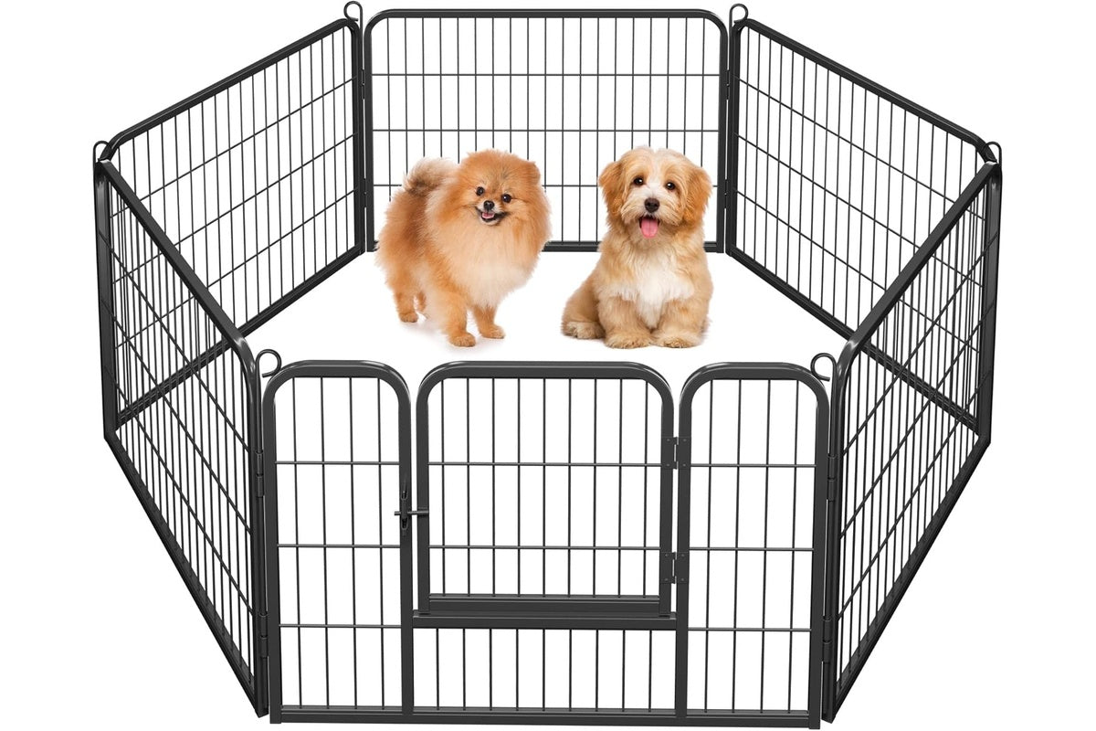 Dog Play Pen 6 Panel Playpen