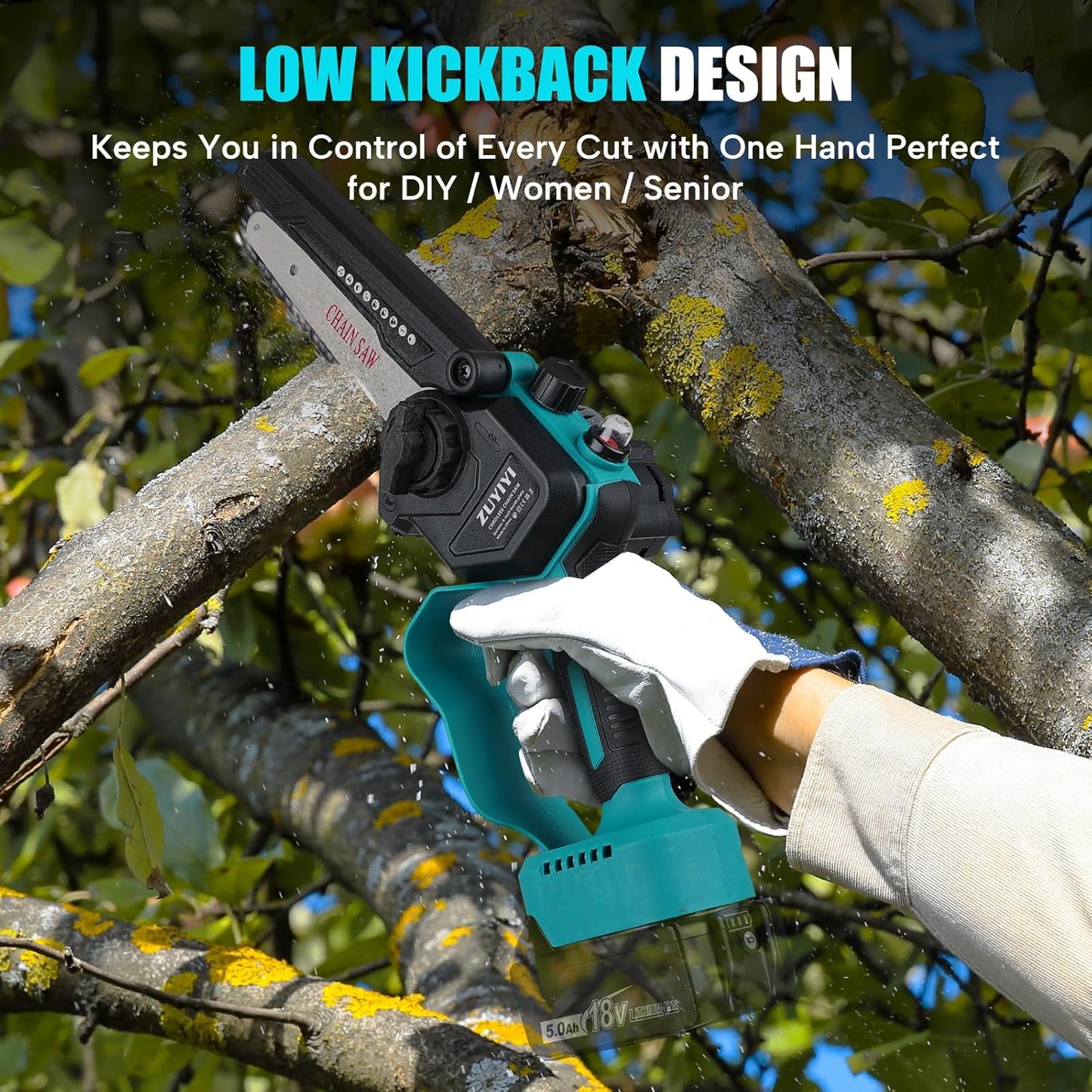 Mini Chain saw Cordless Power Chain Saws  6"
