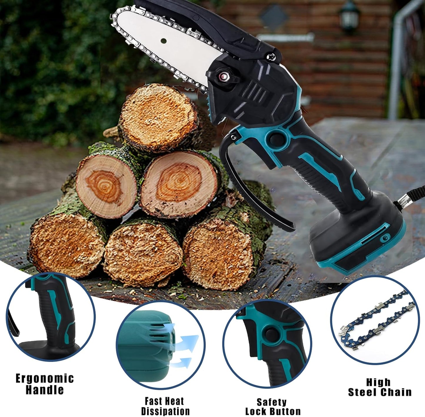 Chain saw Cordless Power ChainSaws