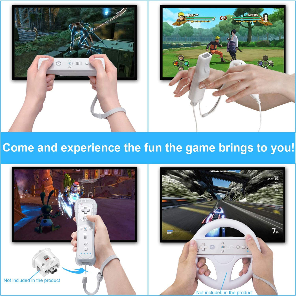 Replacement Wii Remote and Nunchuck