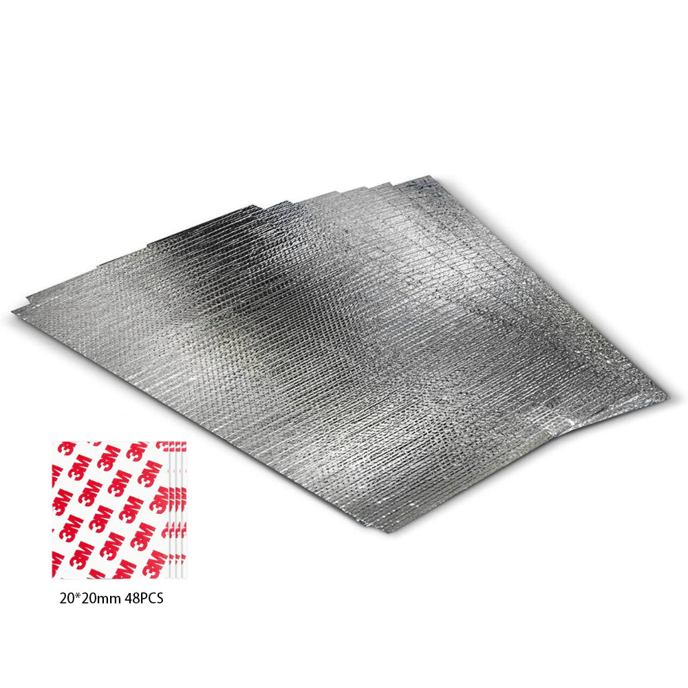 Garage Door Insulation DIY Kit –  8-Panel Reflective Insulation for Single Garage Door with Pre-Cut Panels and Adhesive Pads