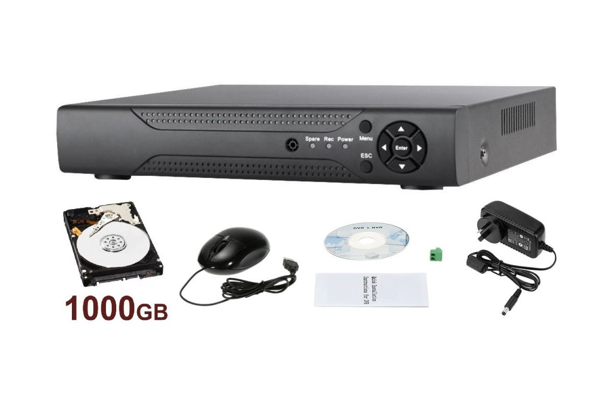 DVR 8CH Recorder with 1 TB HDD