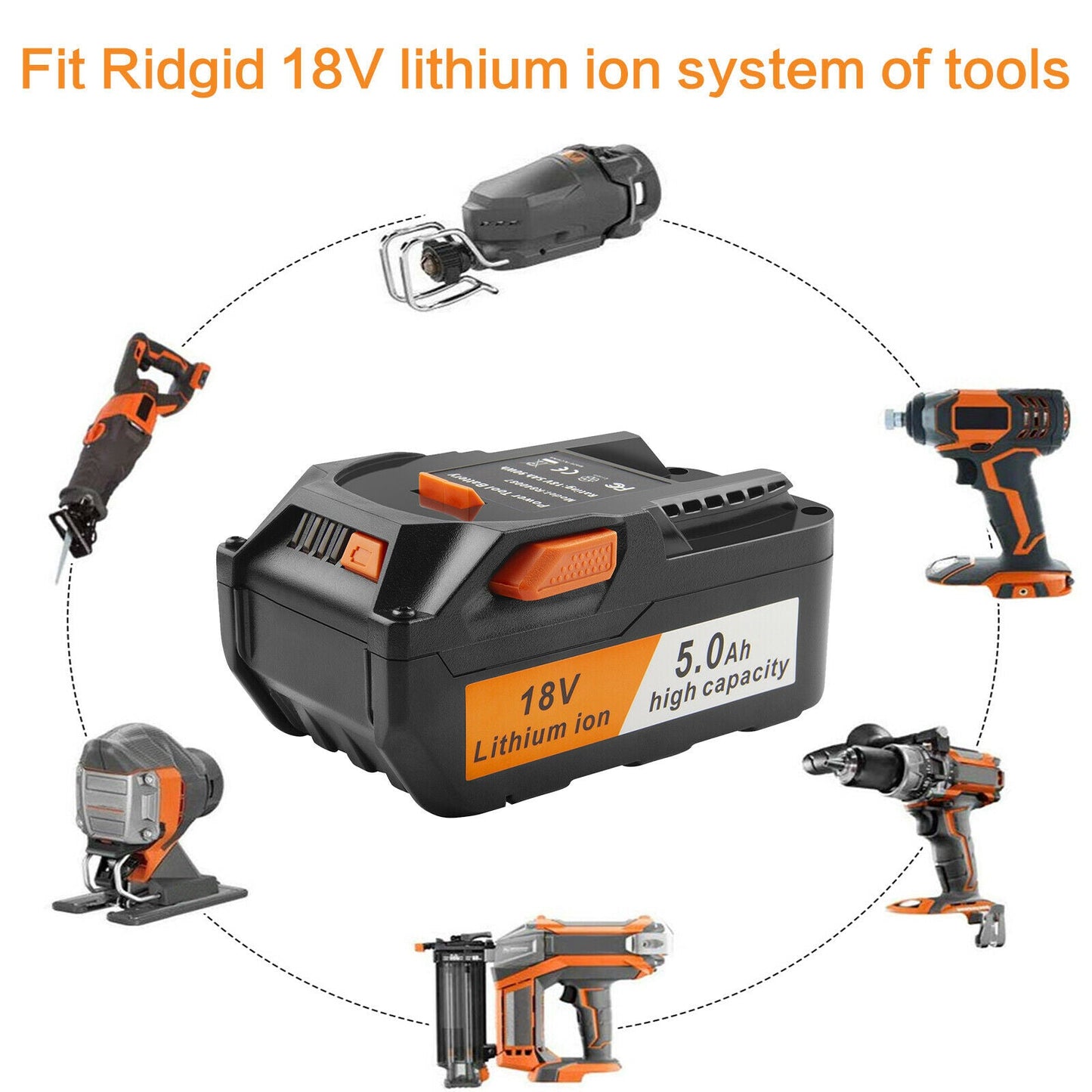 Replacement AEG 18V Battery 5AH