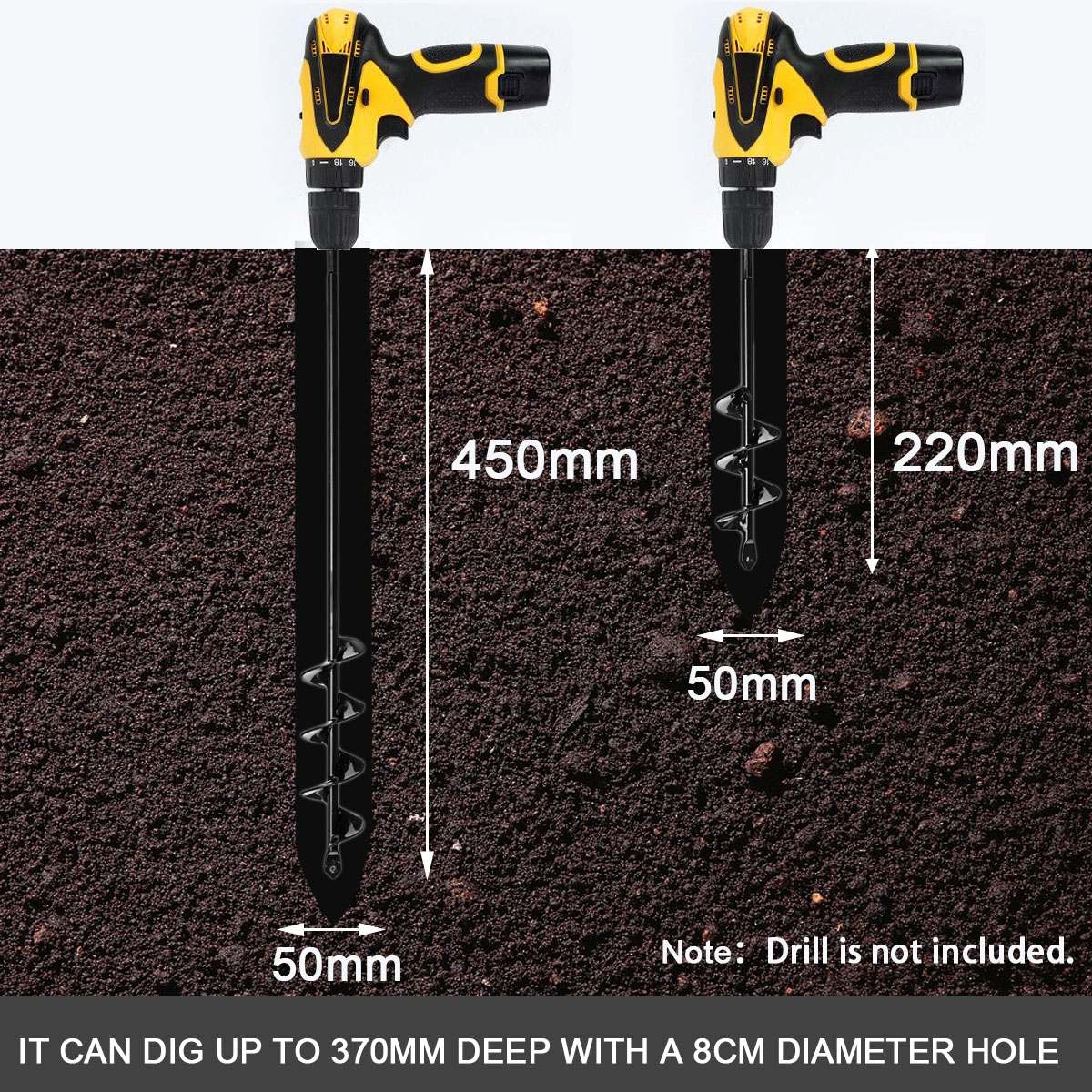 Garden Auger 50*450mm