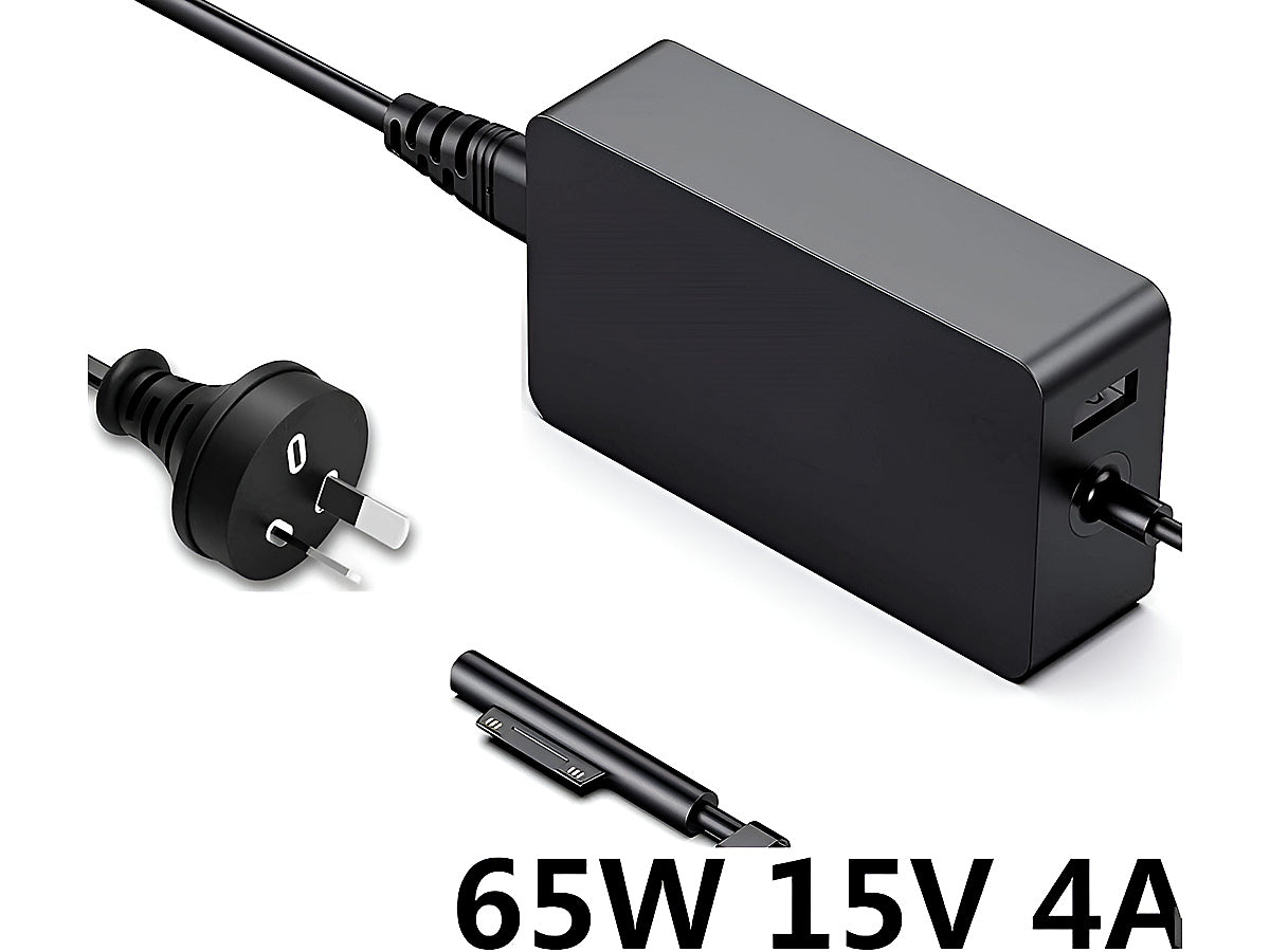65W Power Adapter Charger for Microsoft Surface Pro X Pro 7 Pro 6 Pro 5 Pro 4 Pro 3 with Wall Plug and 6ft Power Cord