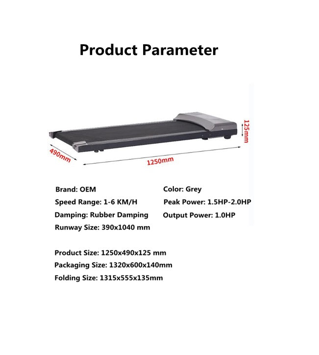 Home Gym Fitness Foldable Treadmill