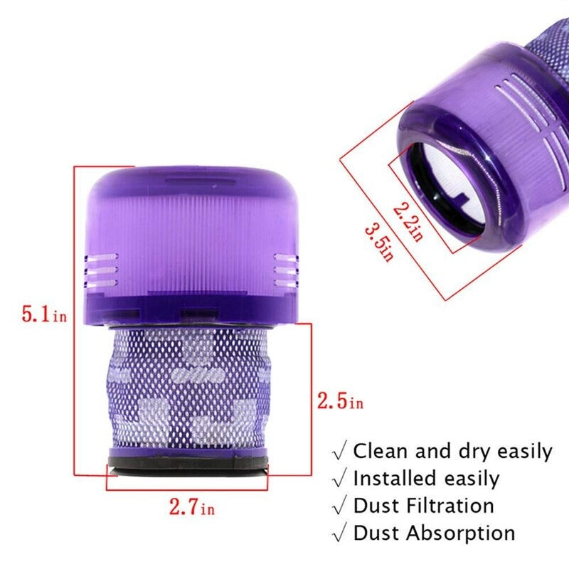 Dyson Filter V11 V15 Vacuum Cleaner Filter Replacement - 2PCS