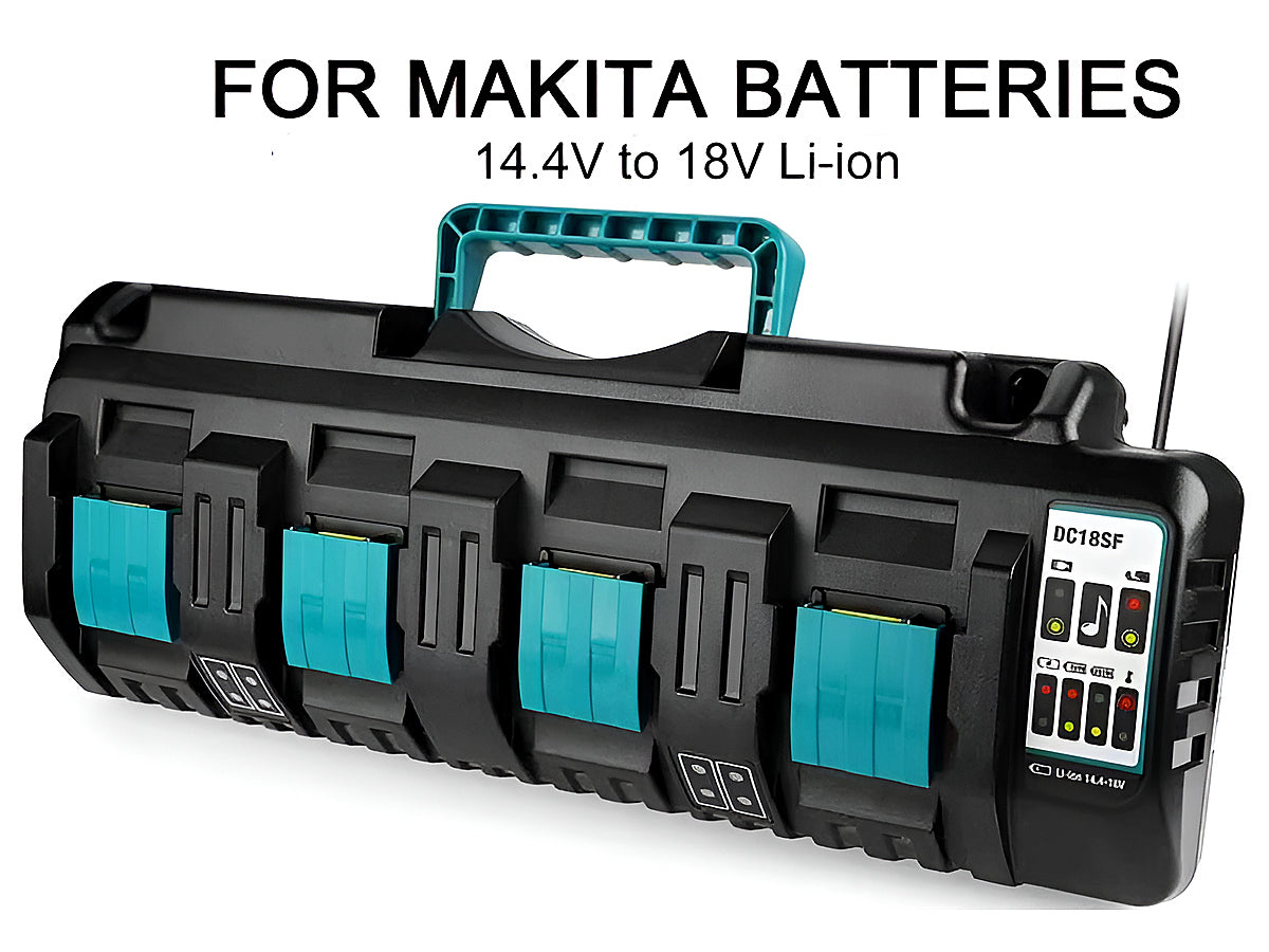 Replacement Makita 14.4-18V Four Port Charger