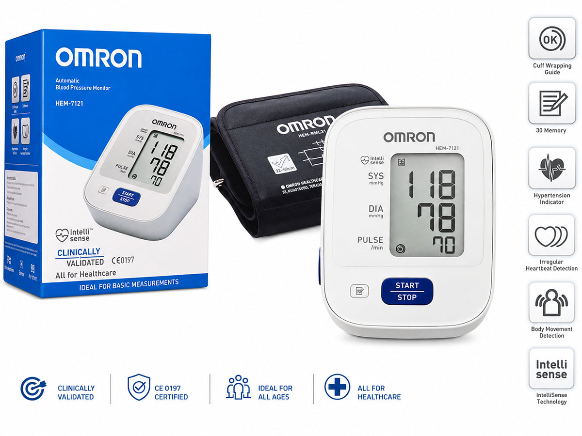 Omron HEM7121 Standard Blood Pressure Monitor