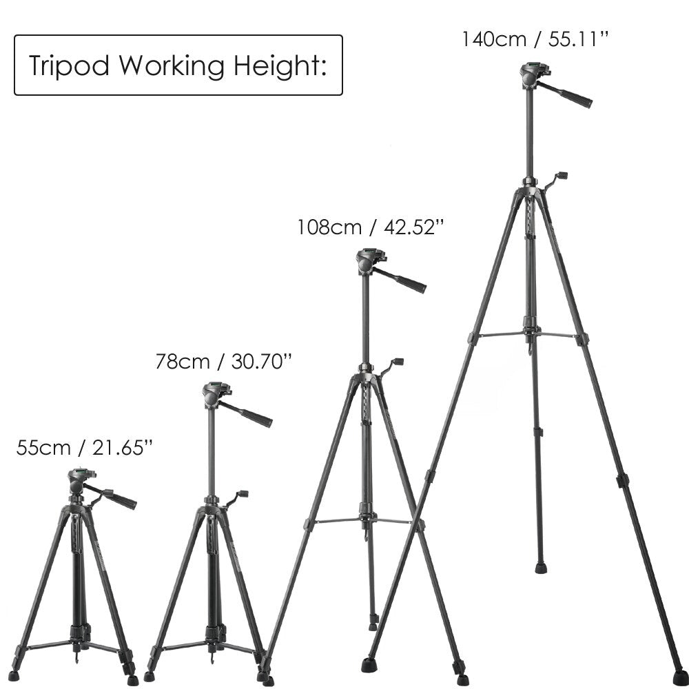 Universal Camera Tripod with adjustable height