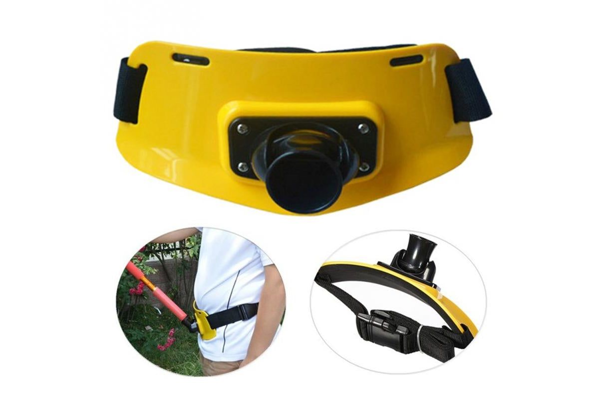 Fishing Gimbal Belt Rod Pole Holder Yellow