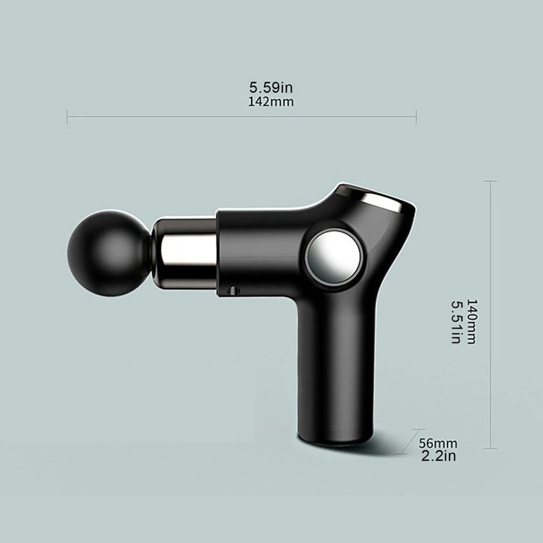 Mini Massage Gun with 4 Massage Heads
