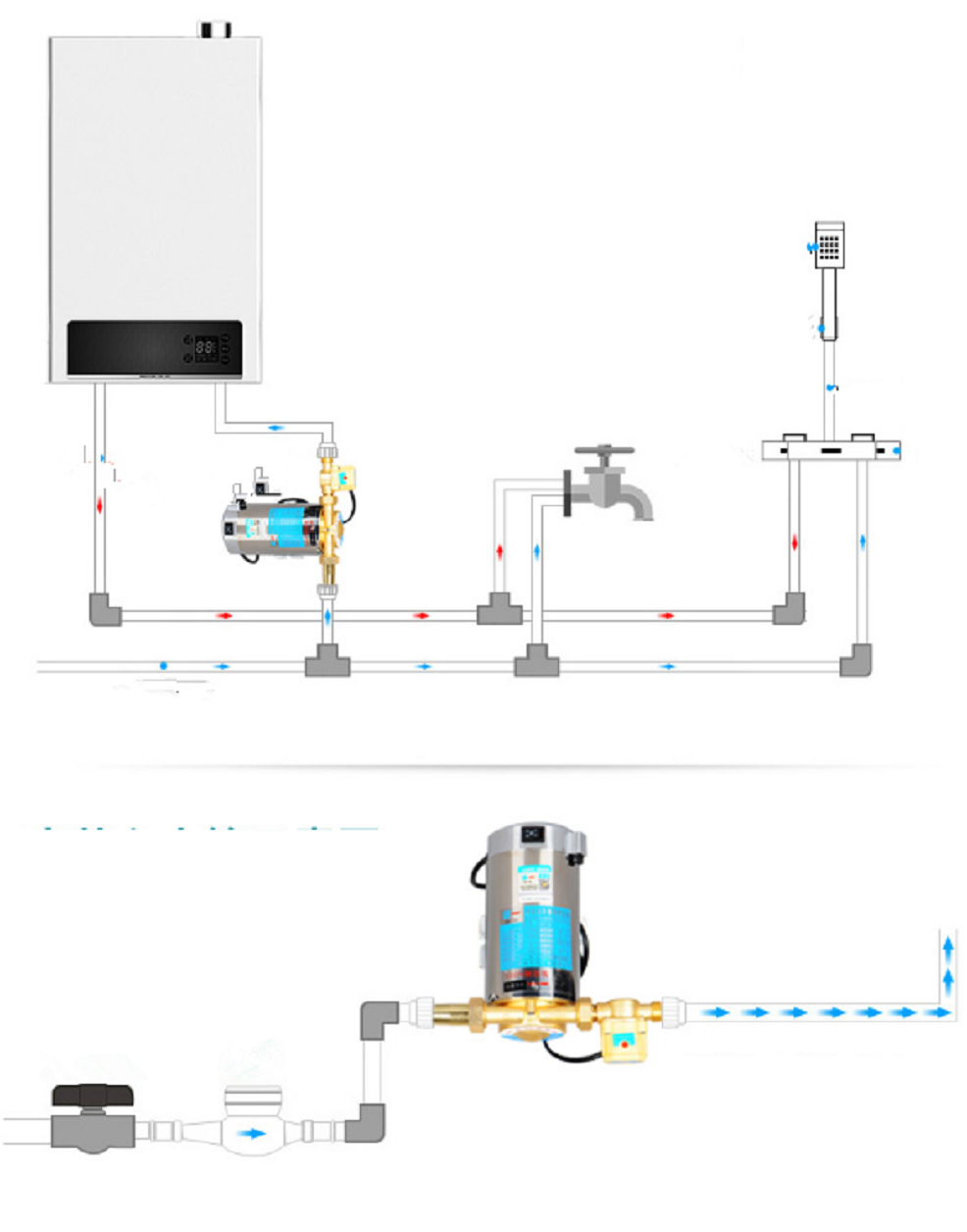 Hot Water Booster Pump 150W
