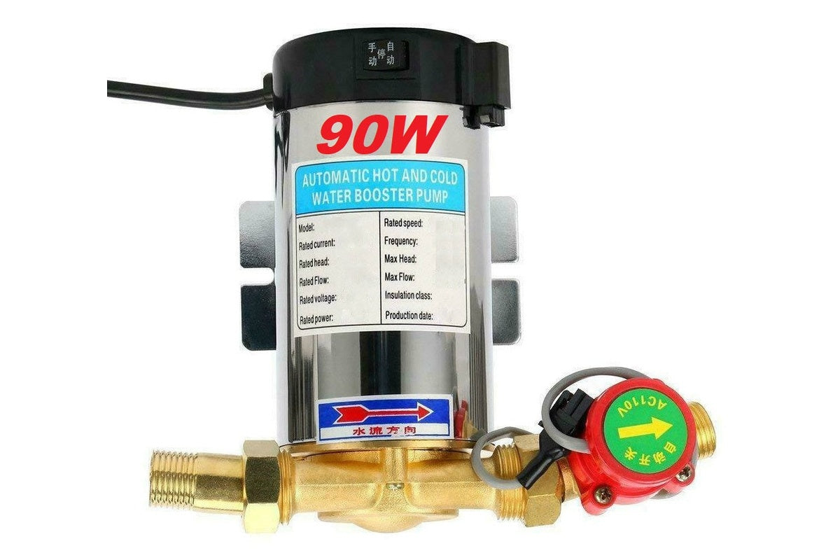 Low Pressure Shower Hot Water Booster Pump 90W