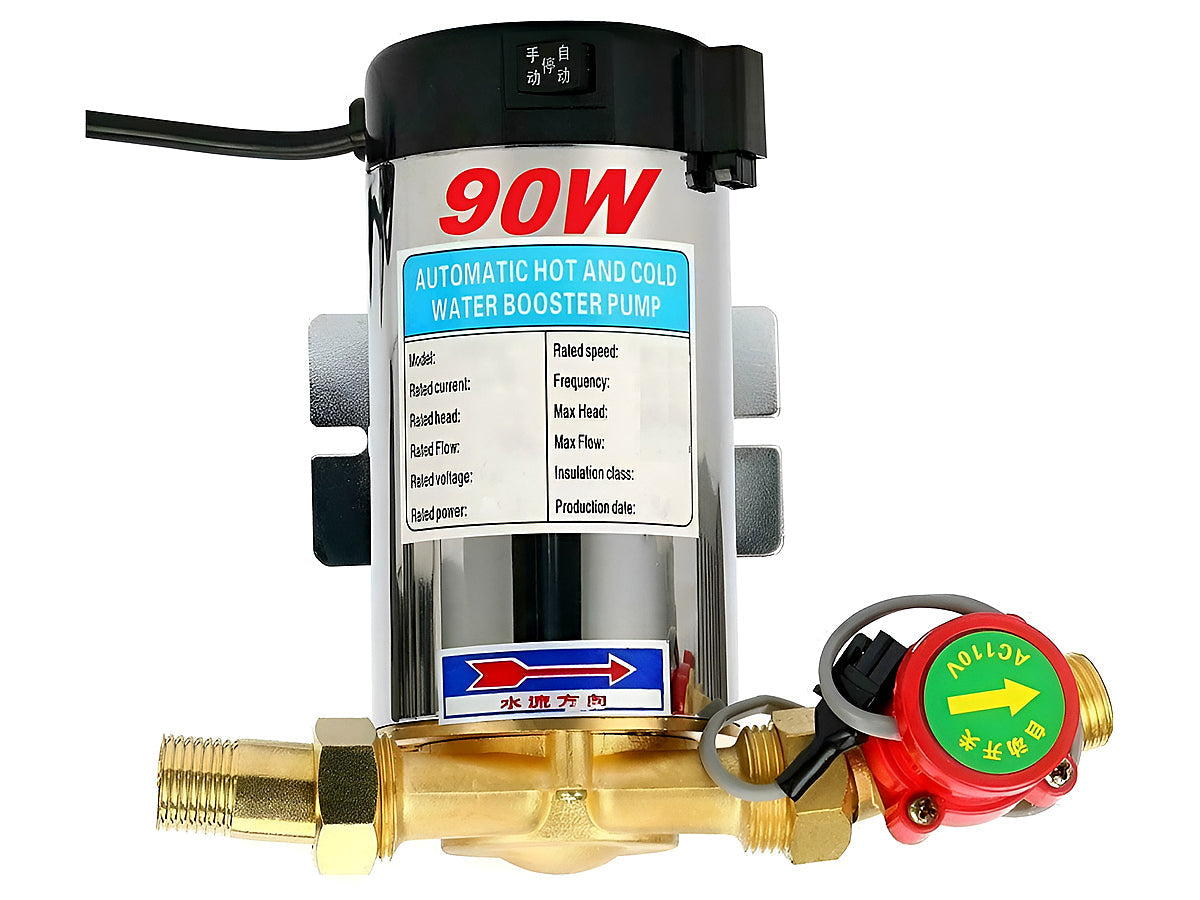 Low Pressure Shower Hot Water Booster Pump 90W