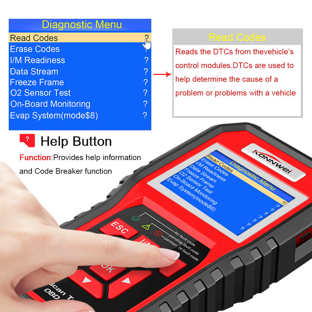 Auto Diagnostic Scanner OBD2 and CAN