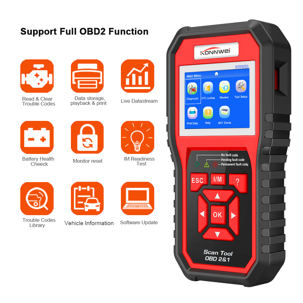 Auto Diagnostic Scanner OBD2 and CAN