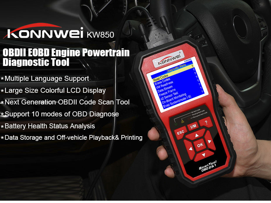 Auto Diagnostic Scanner OBD2 and CAN