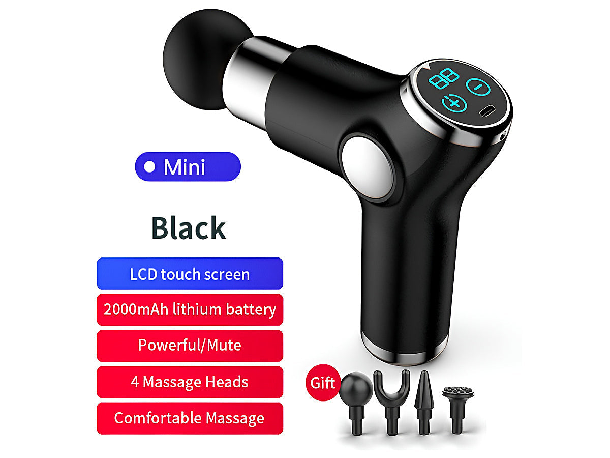 Mini Massage Gun with 4 Massage Heads
