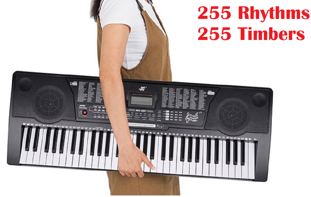 Electronic Piano Keyboard Piano with Stand Headphone and Stool