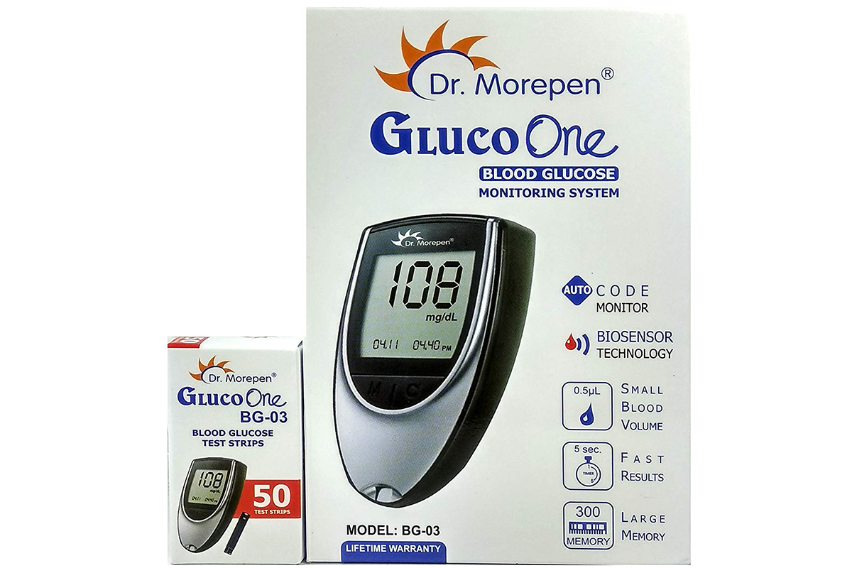 Blood Glucose Meter with 50 Strips