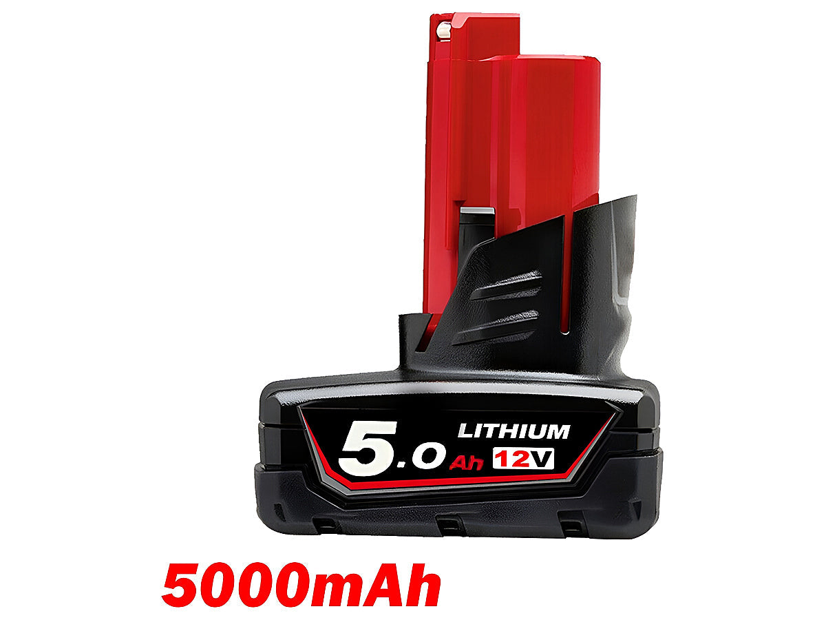 Compatible Replacement Milwaukee Battery M12 12V 5Ah Battery