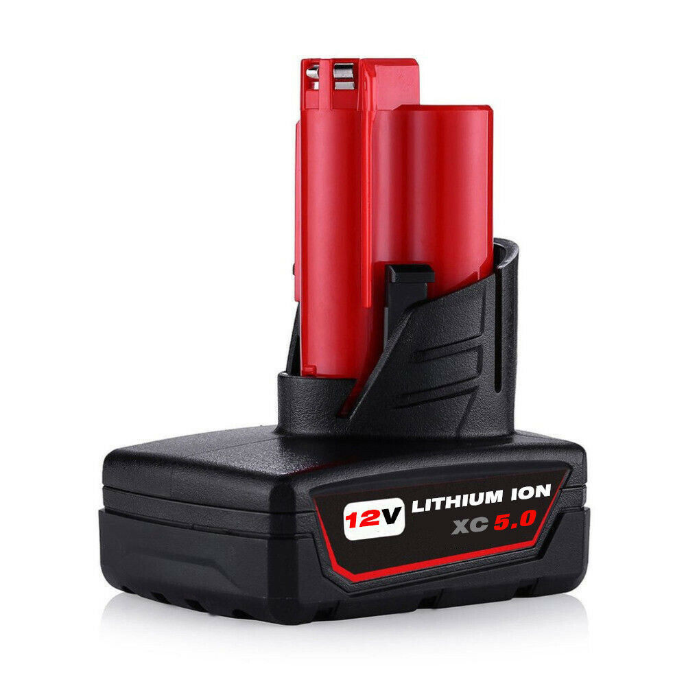 Compatible Replacement Milwaukee Battery M12 12V 5Ah Battery