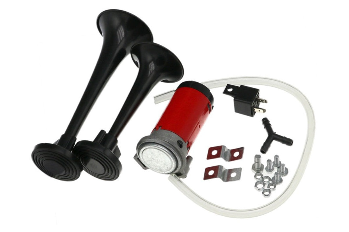Dual Air Horn 12V Dixie Hazzard Horn Set Super Loud Car Horns