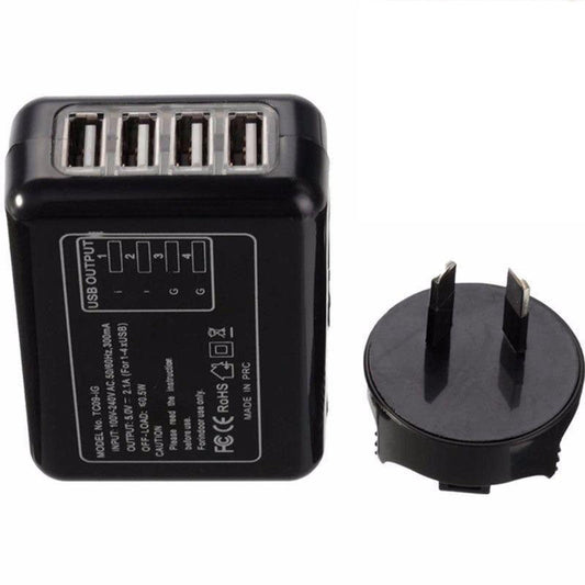 USB 4 Port Wall Charger