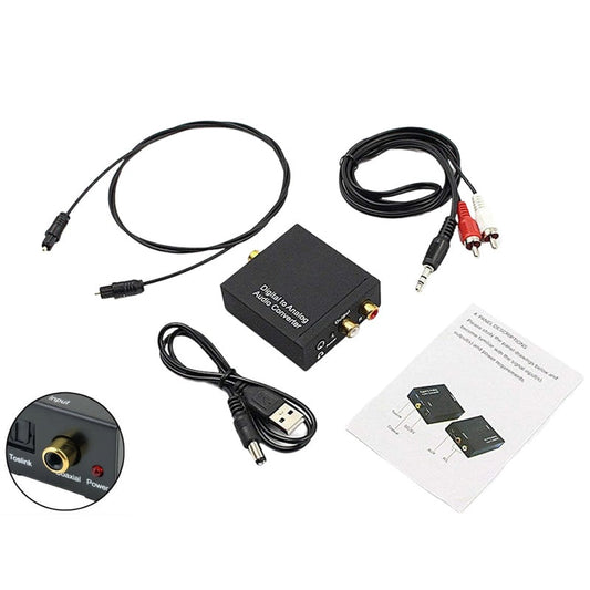 Digital Optical Toslink to RCA Audio Converter