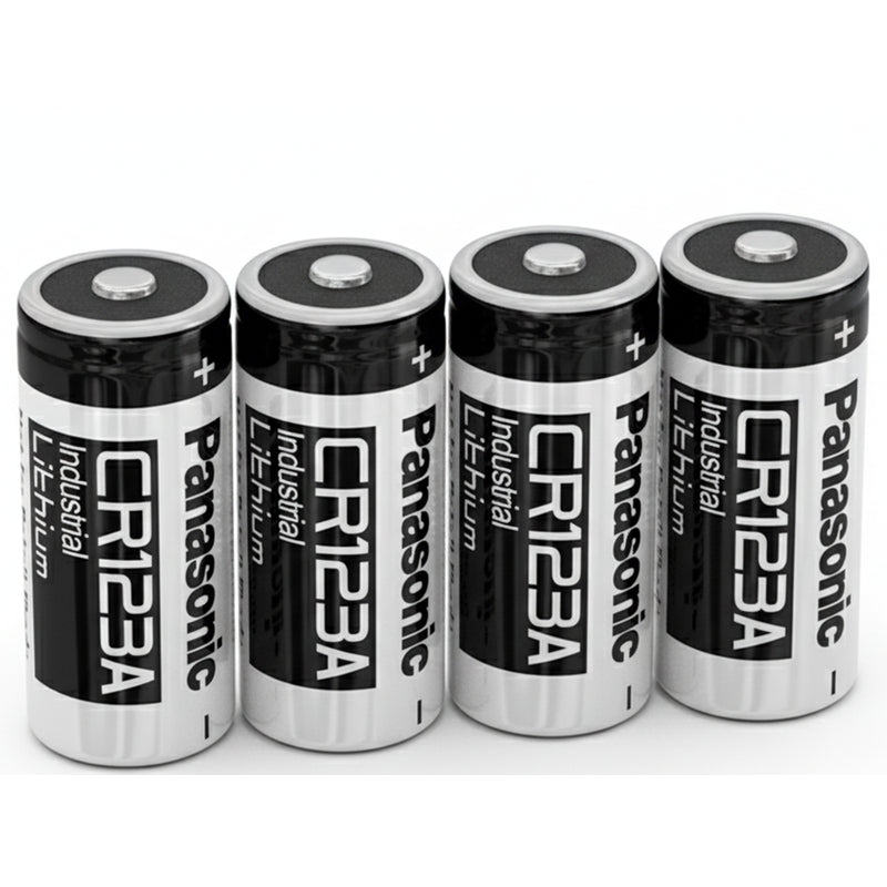 CR123A Panasonic batteries / CR123 4 Pcs