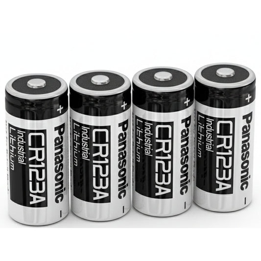CR123A Panasonic batteries / CR123 4 Pcs
