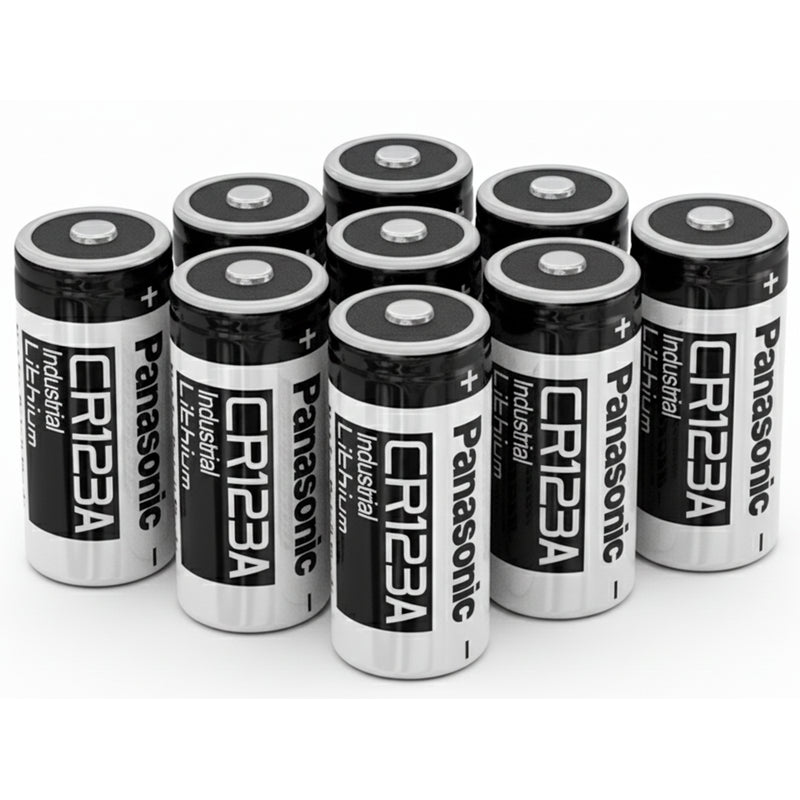 CR123A Panasonic batteries / CR123 8 Pcs