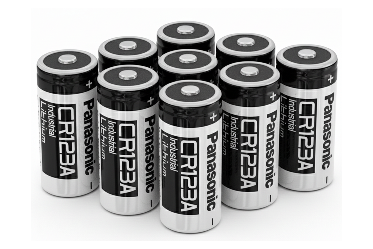 CR123A Panasonic batteries / CR123 8 Pcs