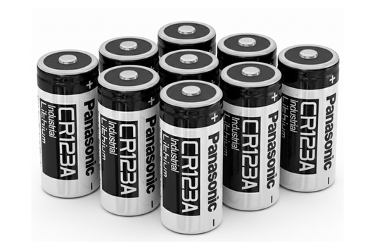CR123A Panasonic batteries / CR123 8 Pcs