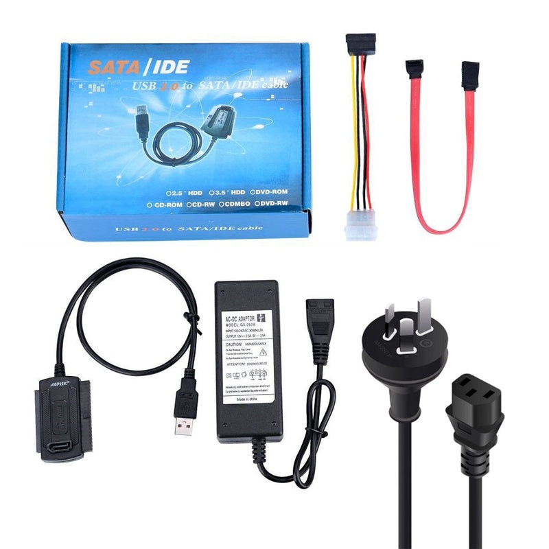 USB to SATA Converter USB 2.0 to SATA or IDE Hard Drive Adapter