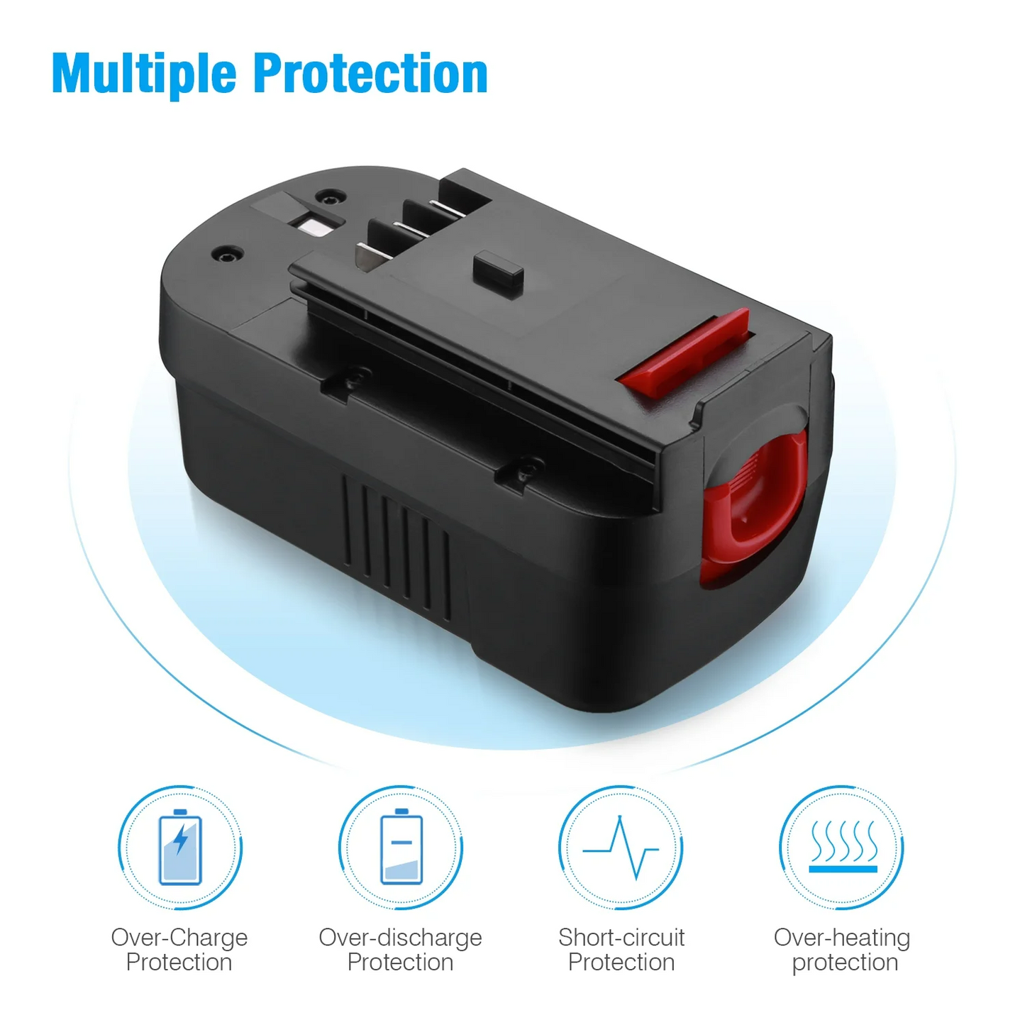 Replacement Battery for Black and Decker 18V