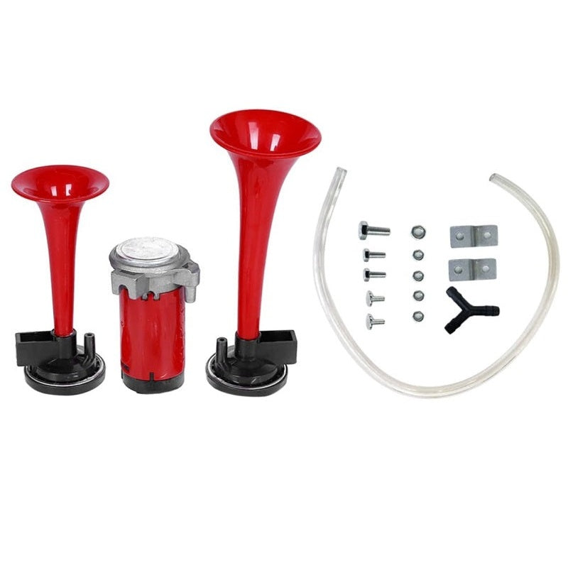 Dual Air Horn 12V Dixie Duke Of Hazzard Horn Set Super Loud Car Horns