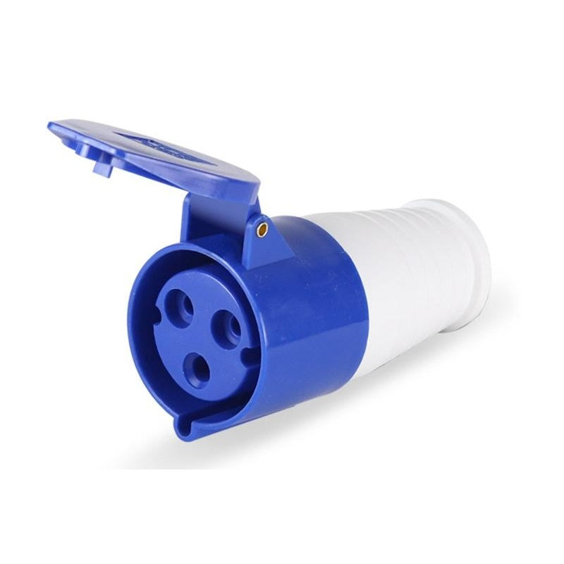 16A Ip44 Caravan Lead Connector Plug (Female)