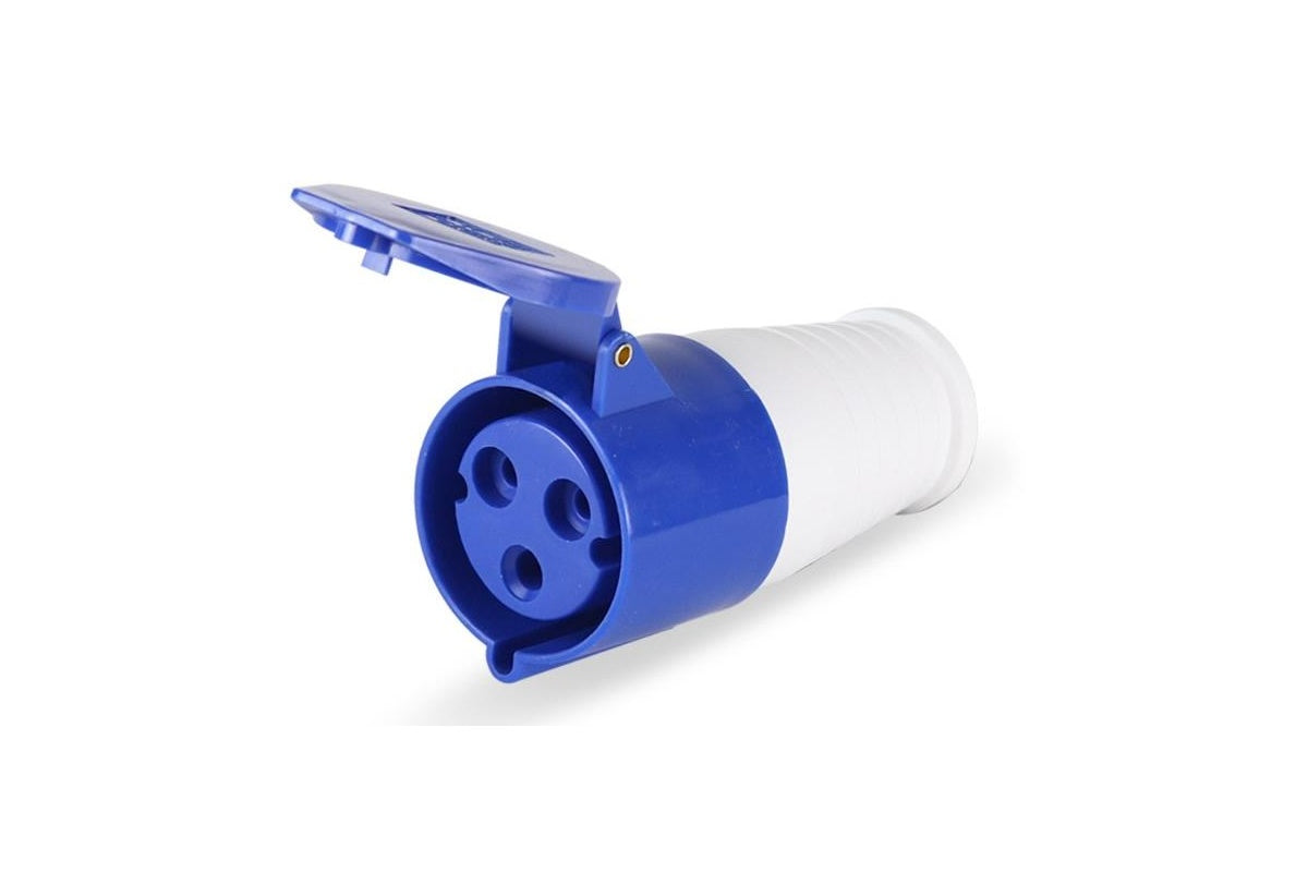 16A Ip44 Caravan Lead Connector Plug (Female)
