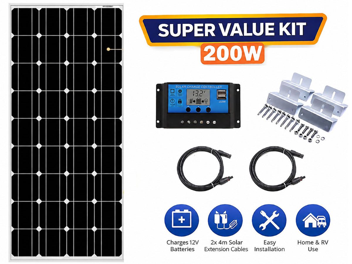 200W Solar Panel Kit