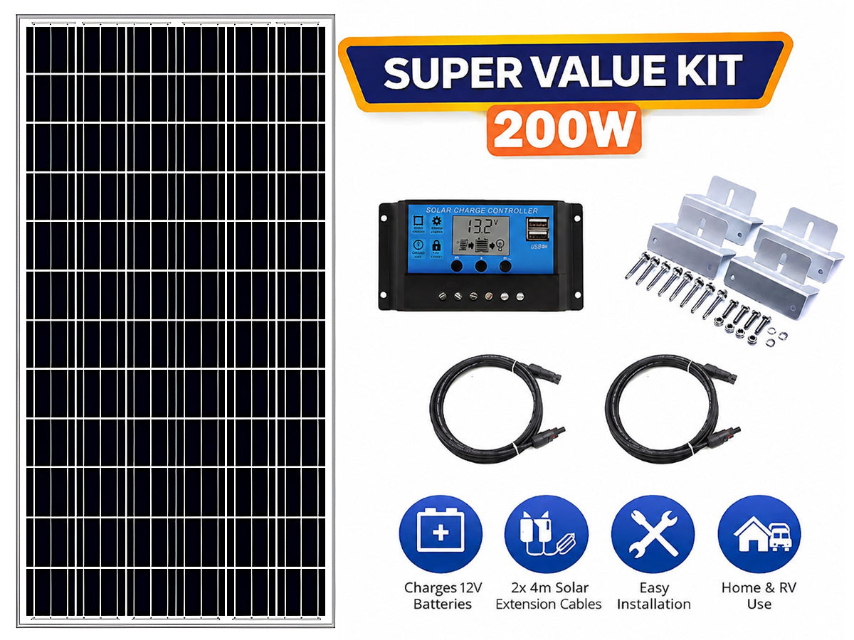 200W Solar Panel Kit