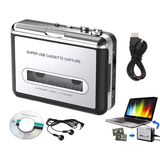 USB Cassette Player and Tape to MP3 Converter