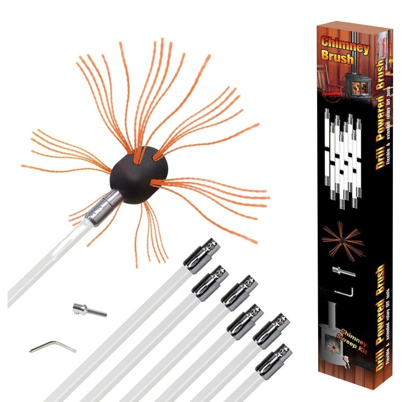 Flexible Dryer Vent Chimney Cleaner Kit