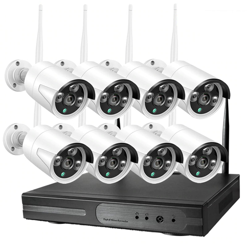 Wireless Security Camera System 8 Camera