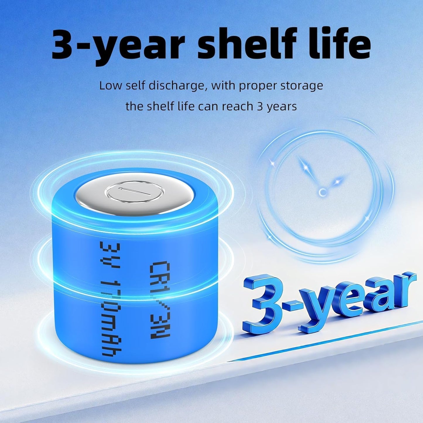 CR1/3N Battery 8 Pcs