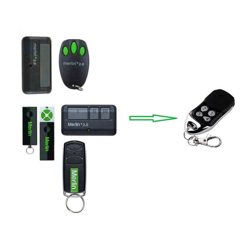 Merlin Replacement Remote Control 2.0 - MT3850EVO MT100EVO MT120EVO MT60EVO C945