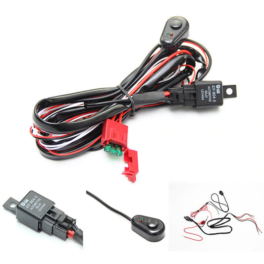 LED Light Bar Wiring Harness 12V 40A